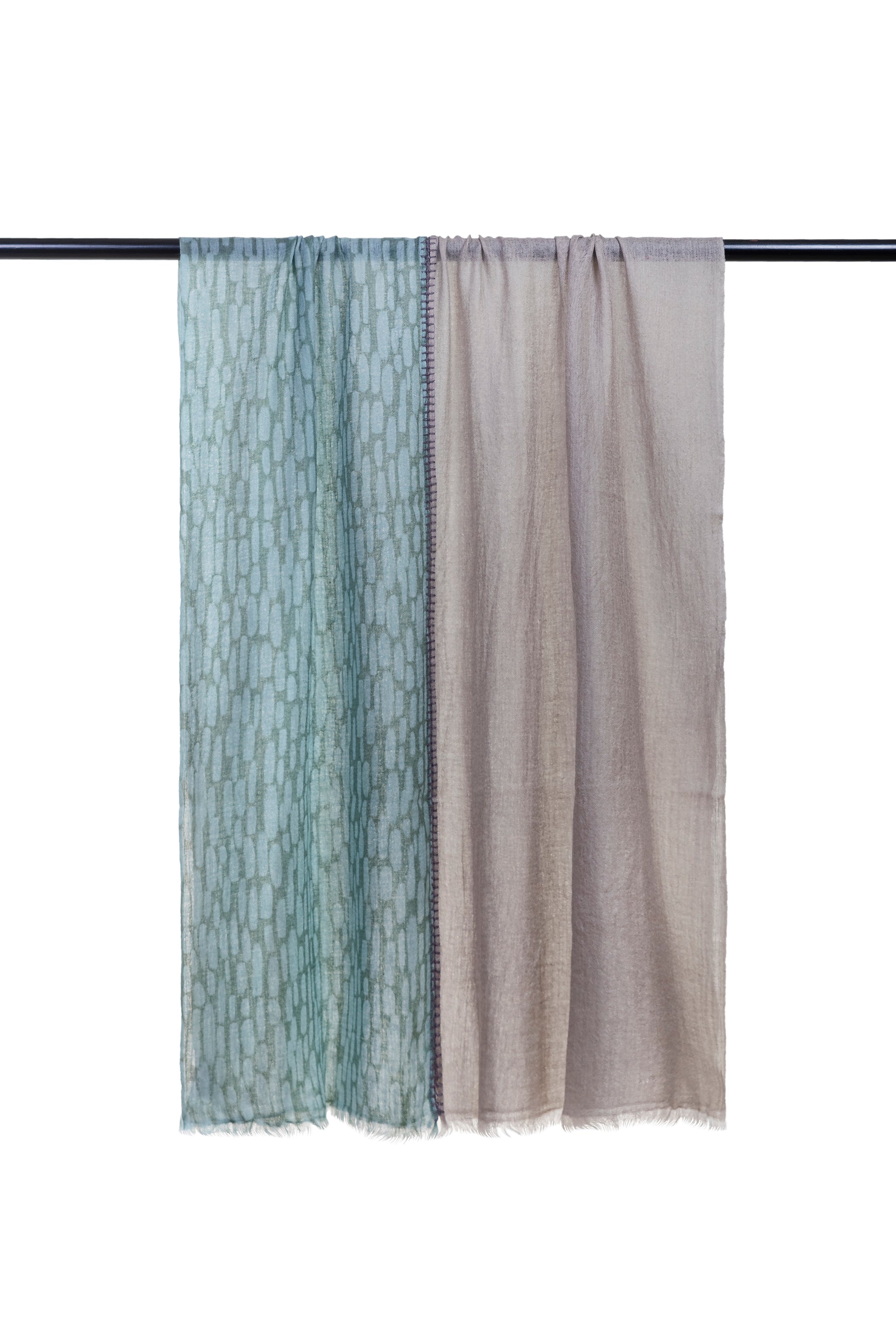 Double Layered Stole Printed Scarf Ali