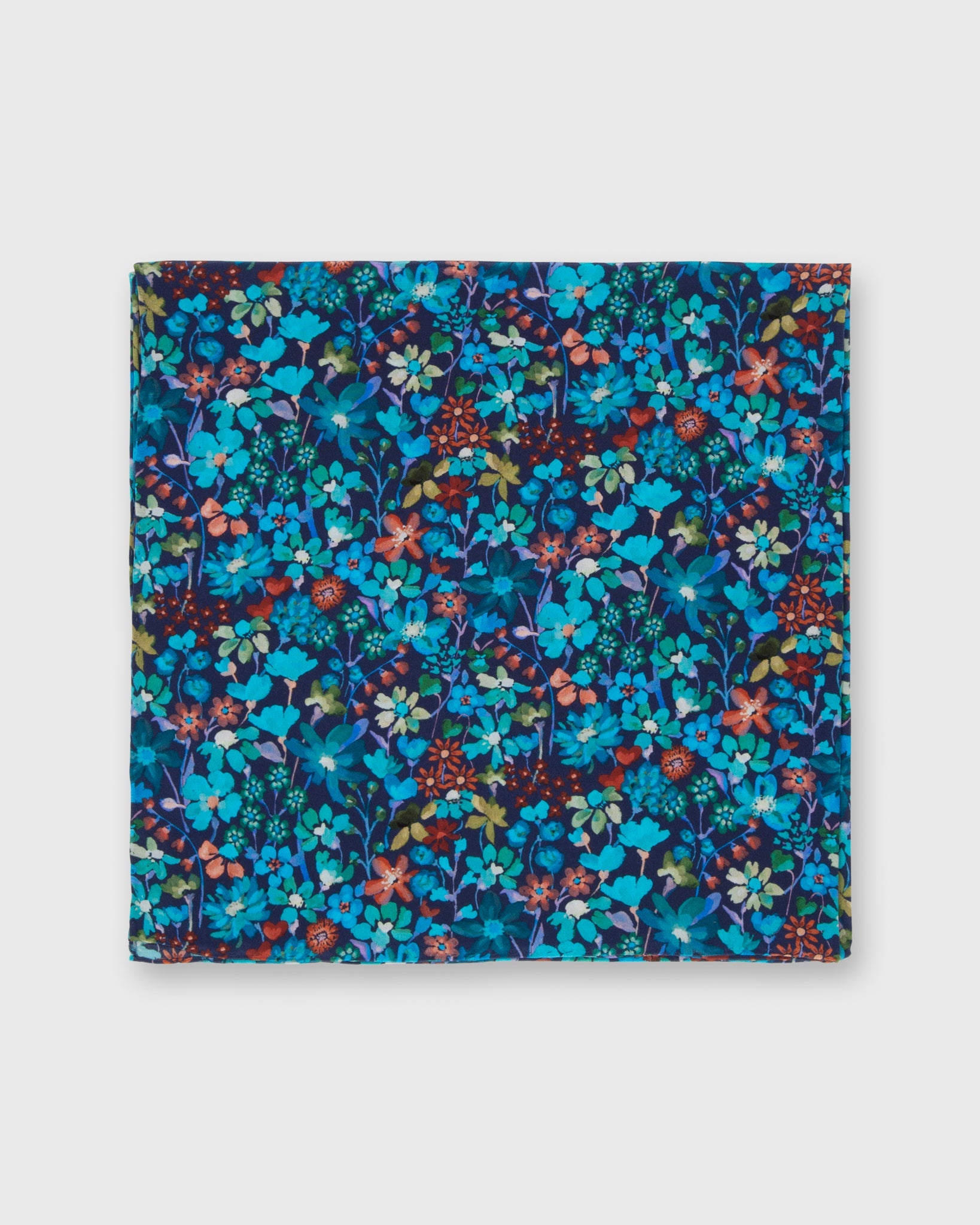 Anyway Scarf in Blue Dreams Of Summer Liberty Fabric Silk