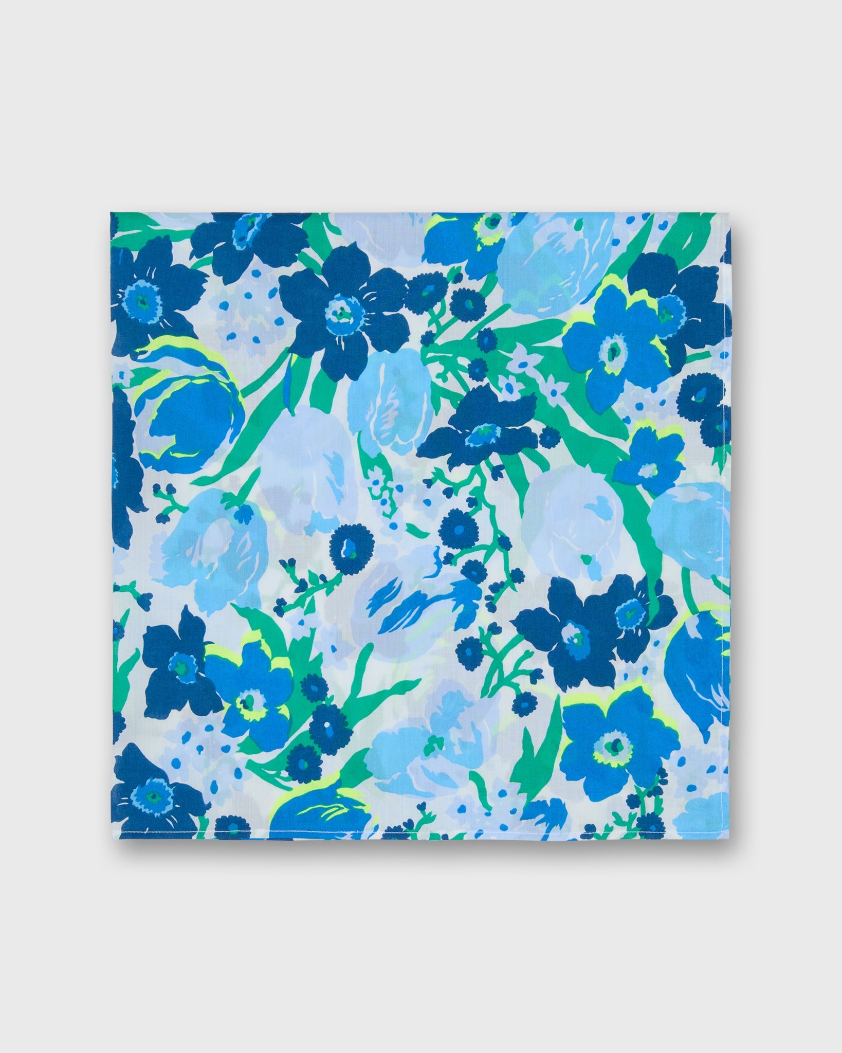 Anyway Scarf in Blue Mariana's Bouquet Liberty Fabric