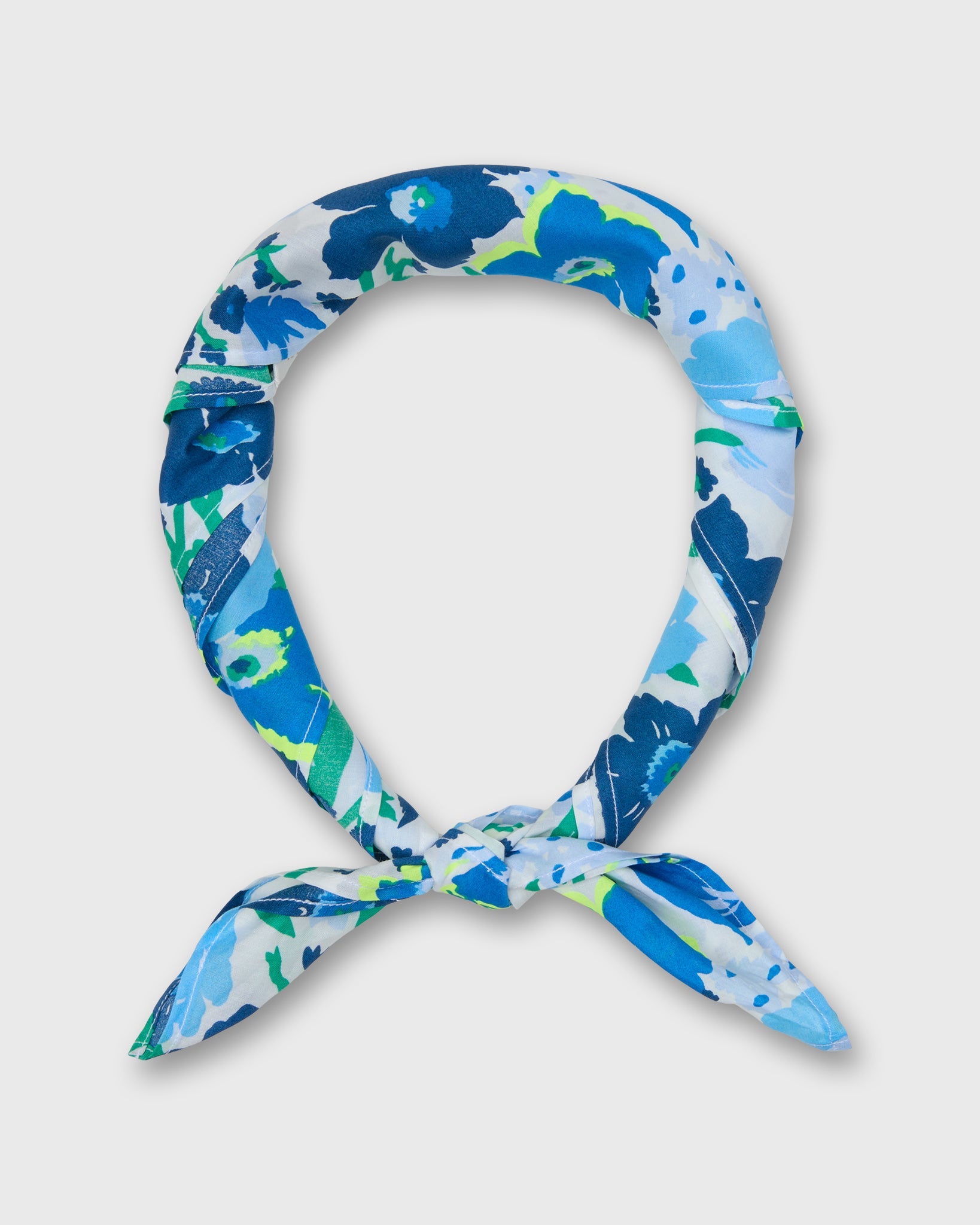 Anyway Scarf in Blue Mariana's Bouquet Liberty Fabric