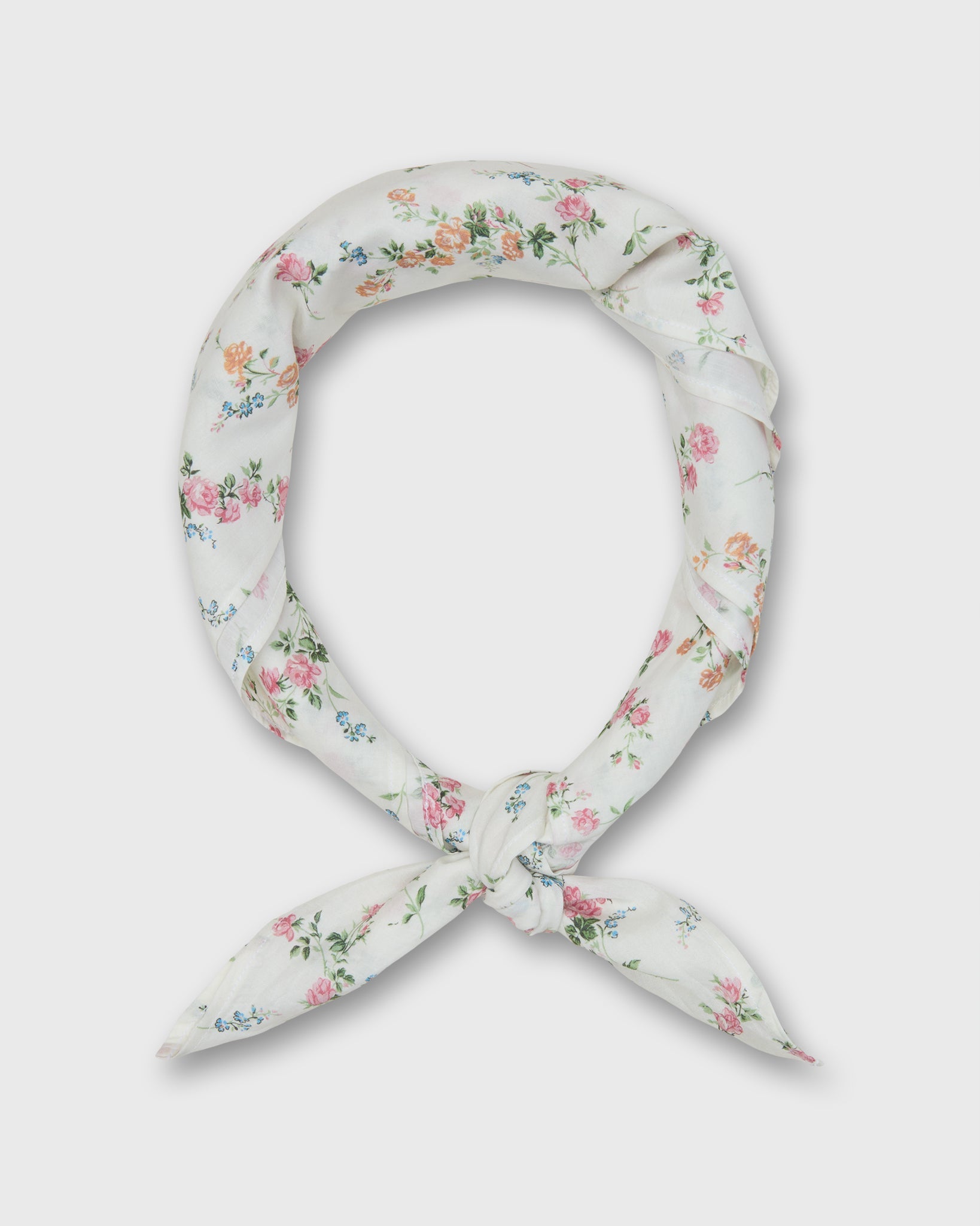 Anyway Scarf in Ivory/Multi Elizabeth Liberty Fabric