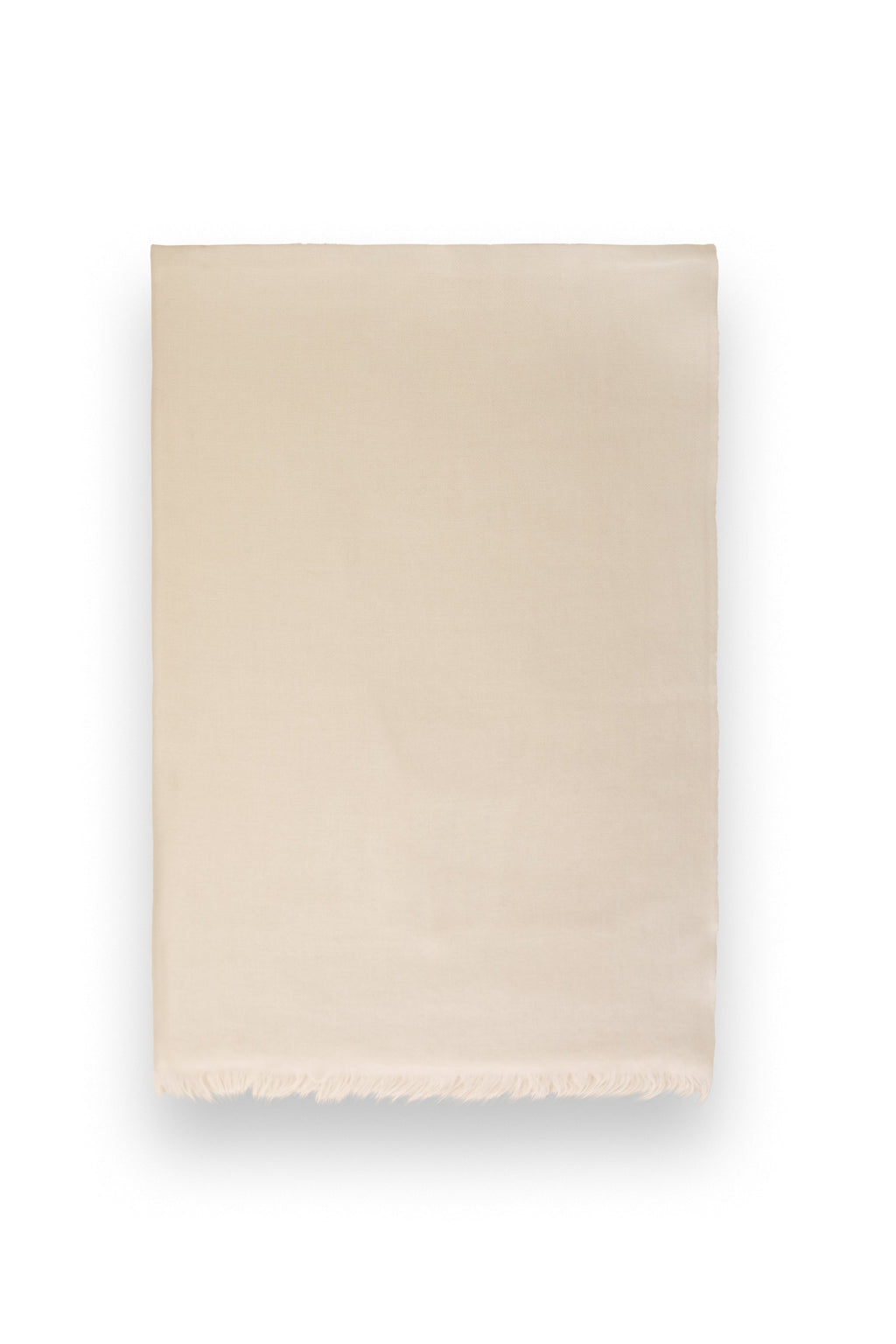 Beige Classic Lightweight Woven Cashmere Scarf