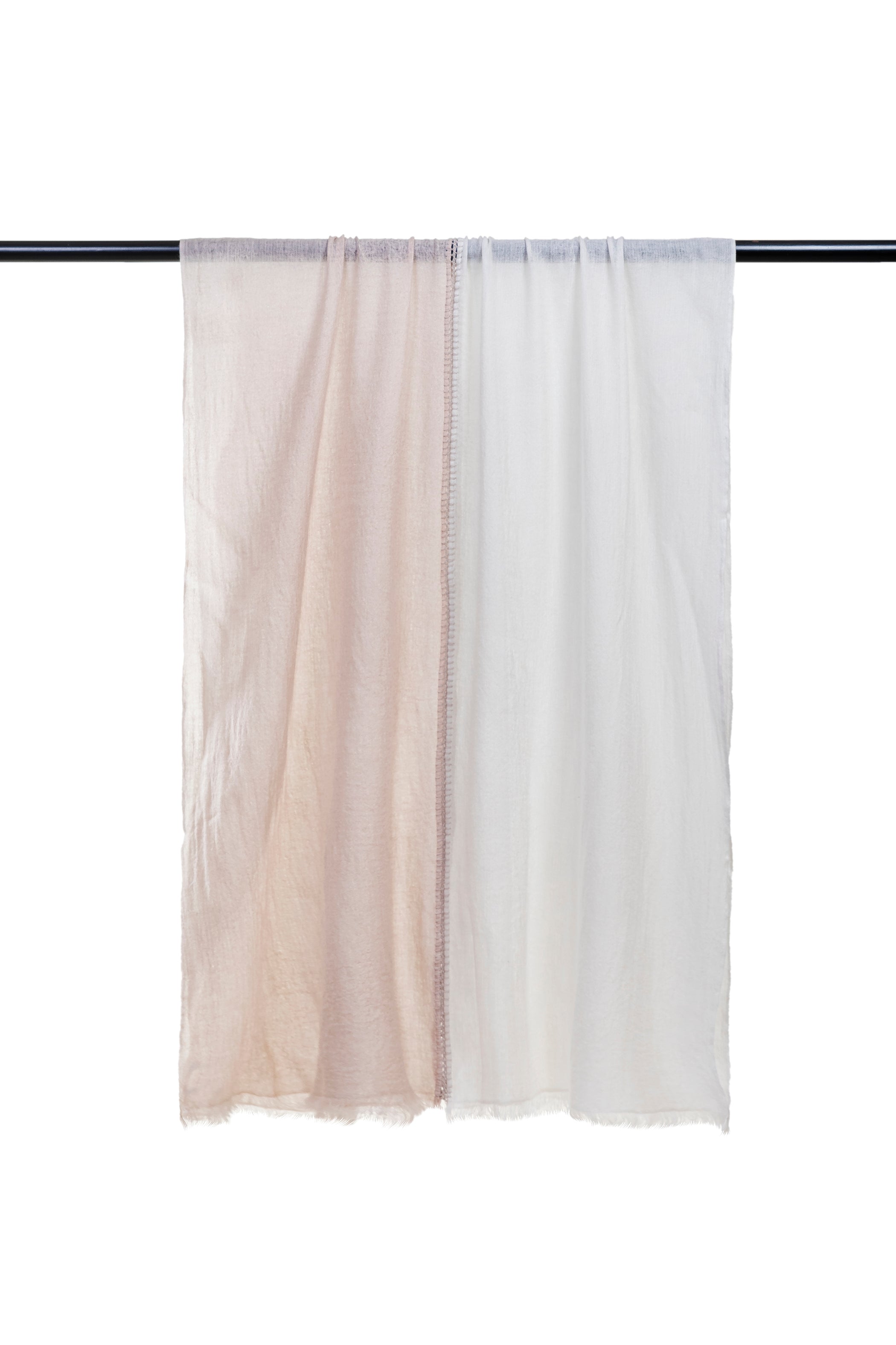 Double Layered Stole Plain Scarf