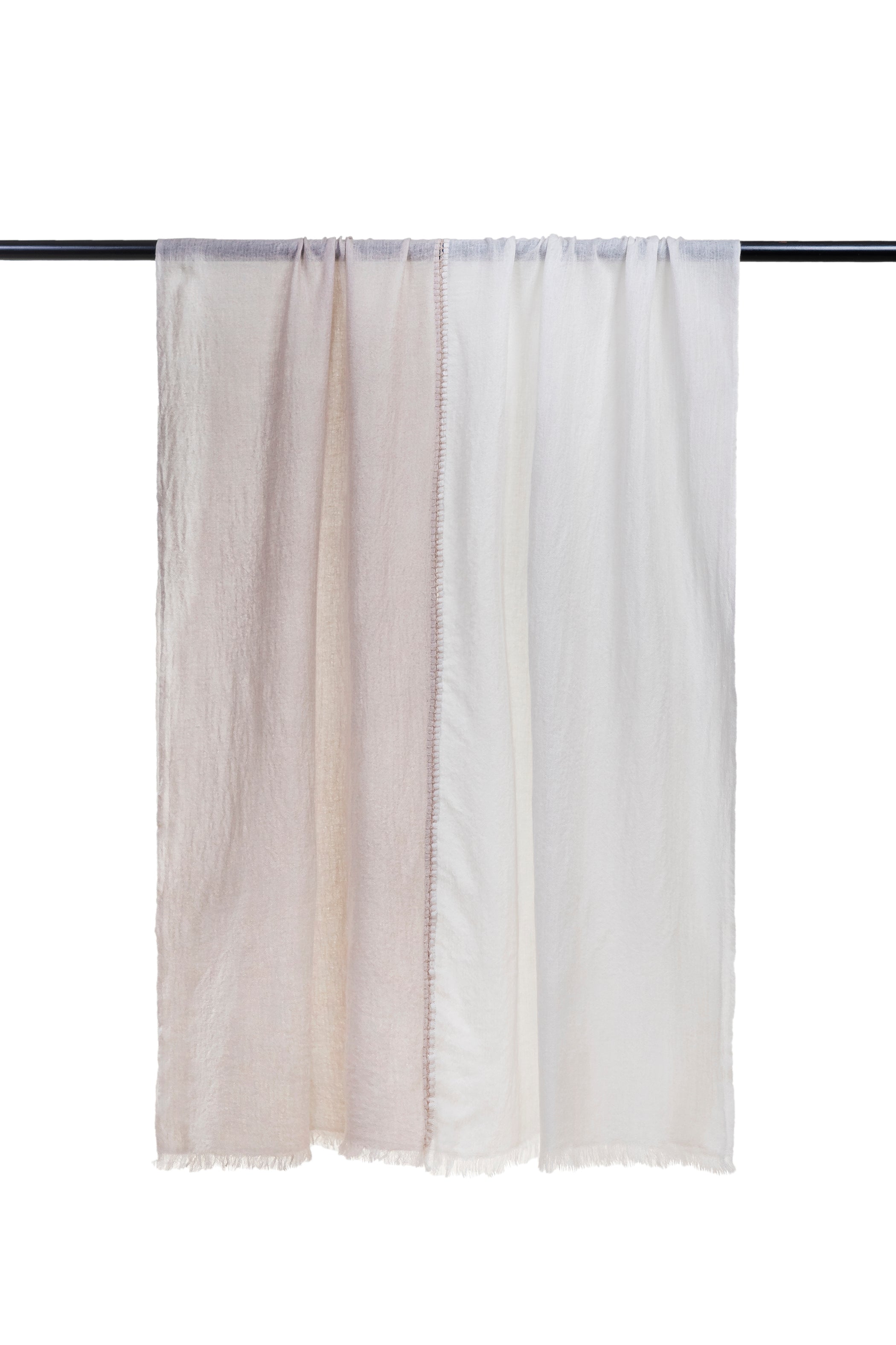 Double Layered Stole Plain Scarf