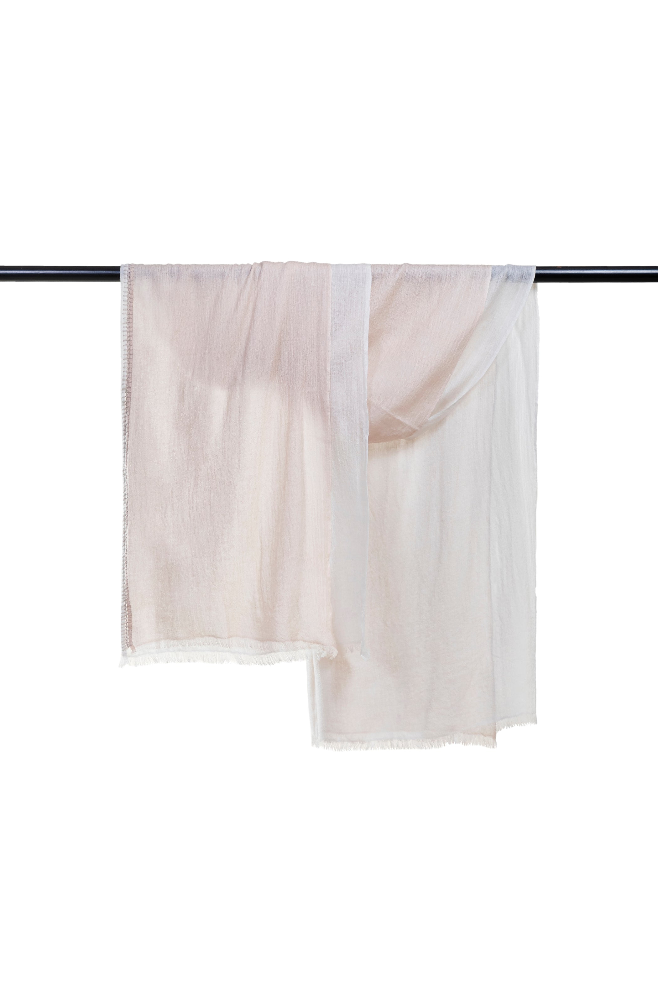 Double Layered Stole Plain Scarf