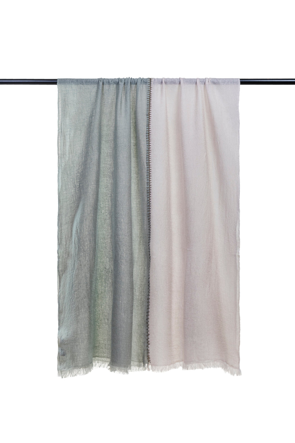 Double Layered Stole Plain Scarf