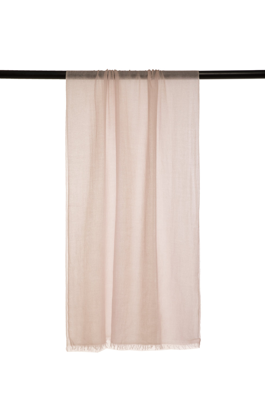 Beige Classic Lightweight Woven Cashmere Scarf