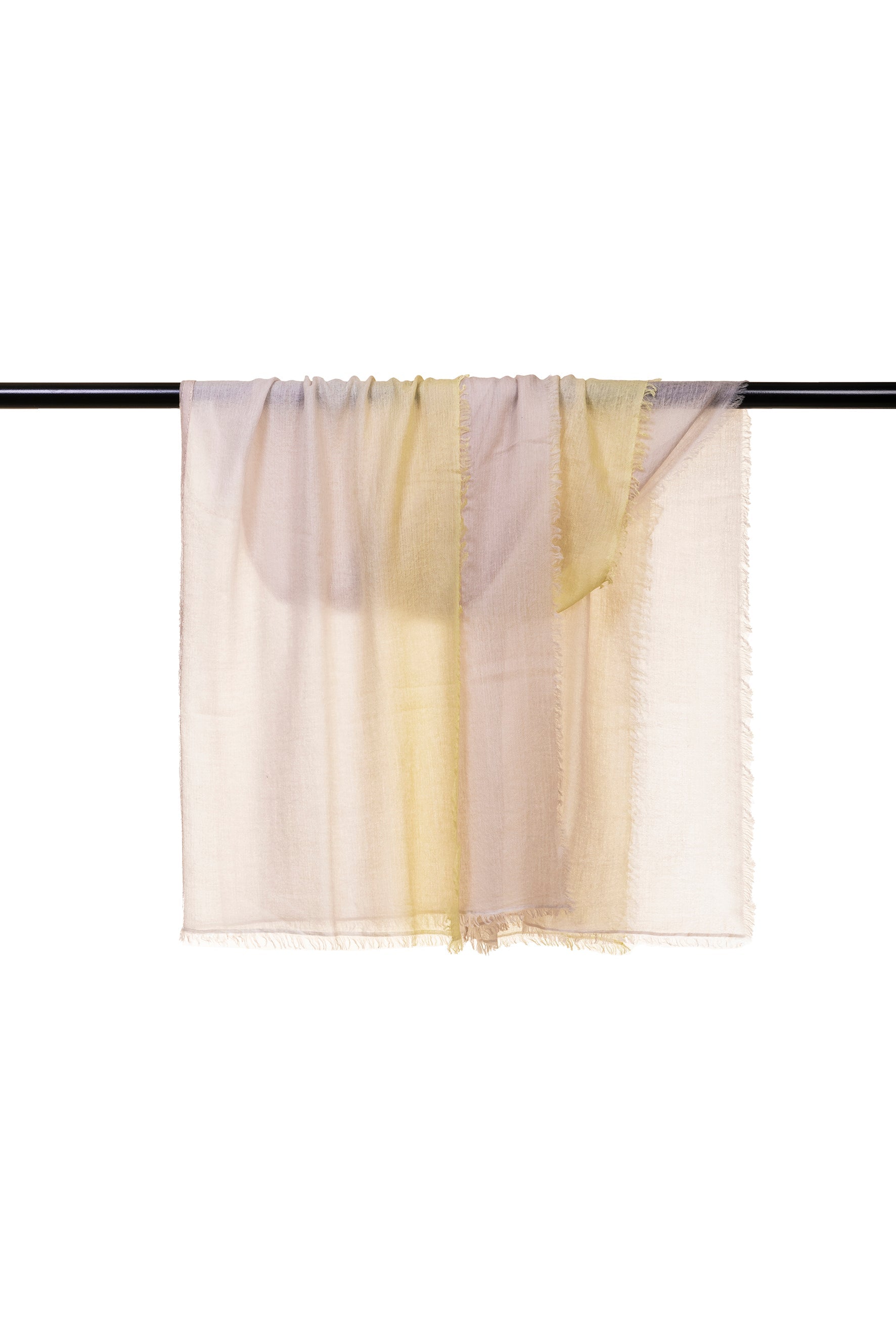 Double Layered Ombre Cashmere Scarf | 100% CASHMERE