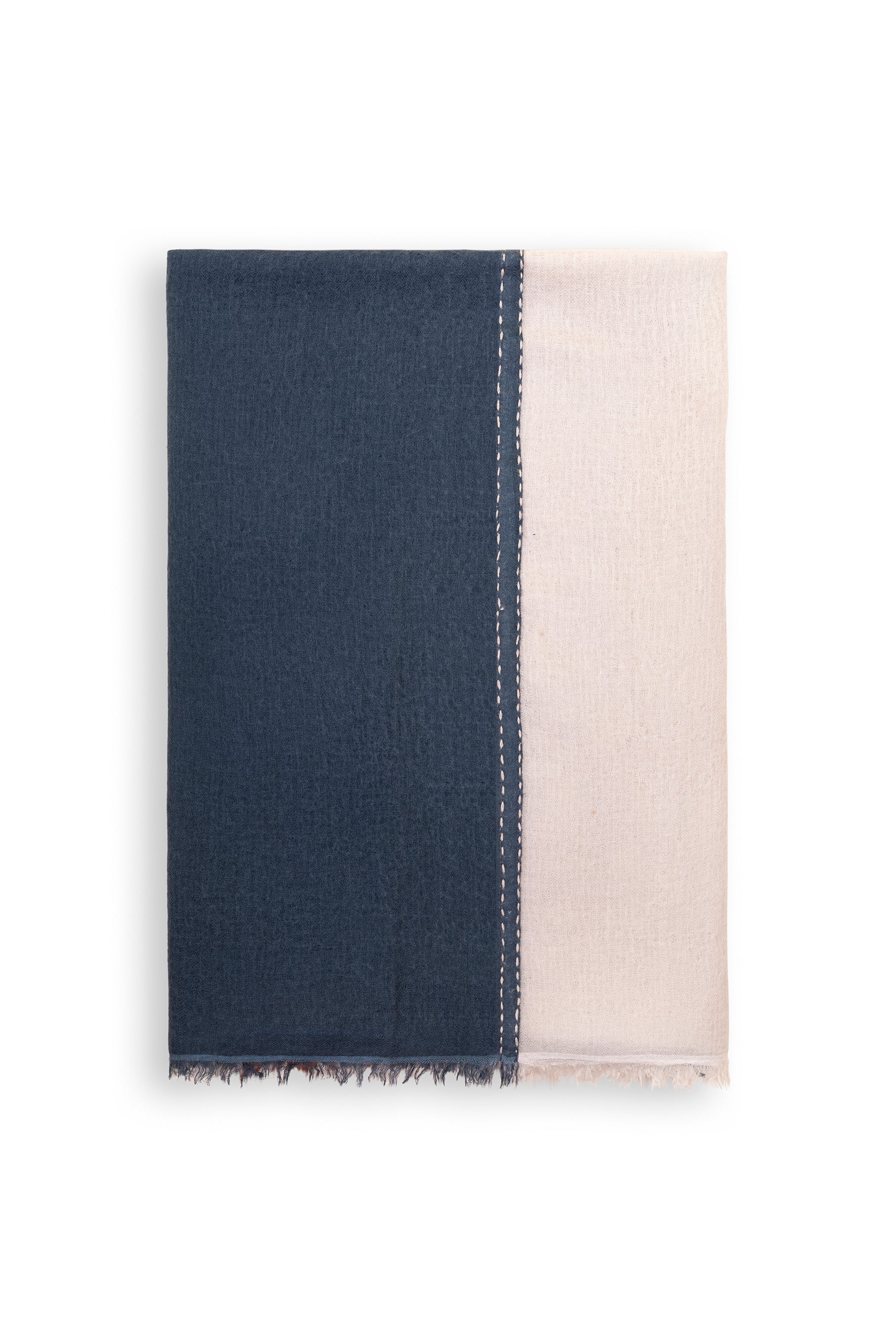 Double Layered Ombre Cashmere Scarf | 100% CASHMERE