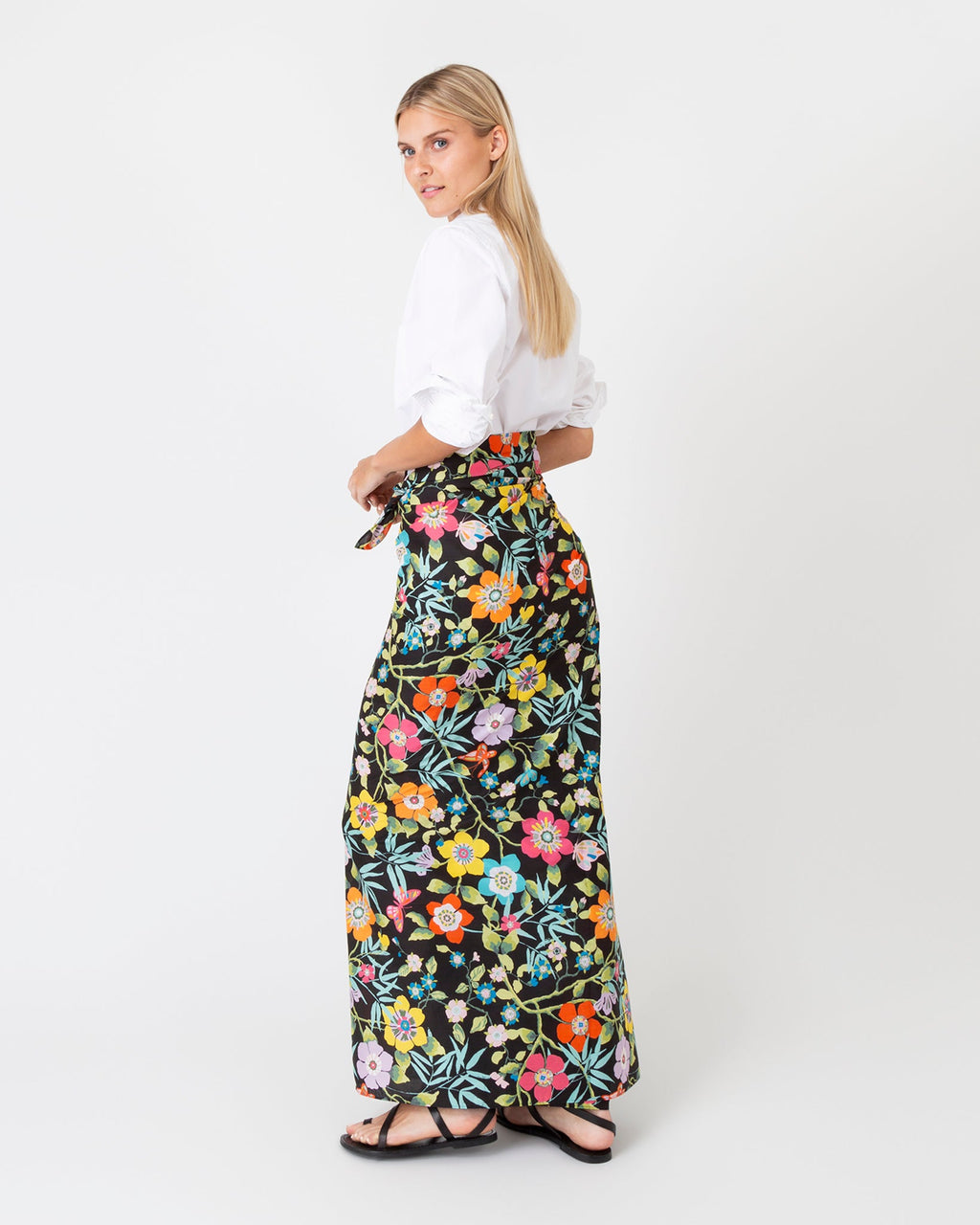 Ashley Pareo in Multi Pavilion Liberty Fabric