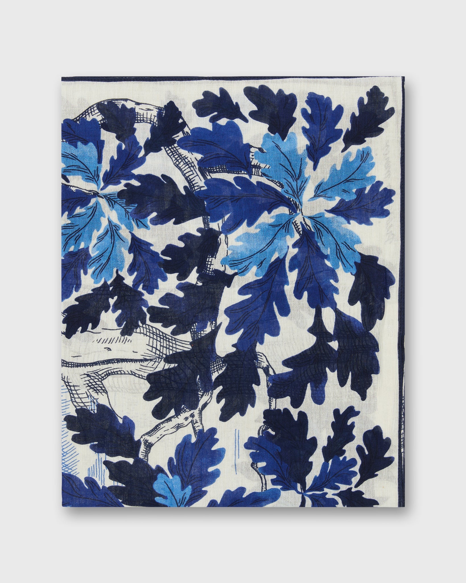 Amboise Square Scarf in Blue