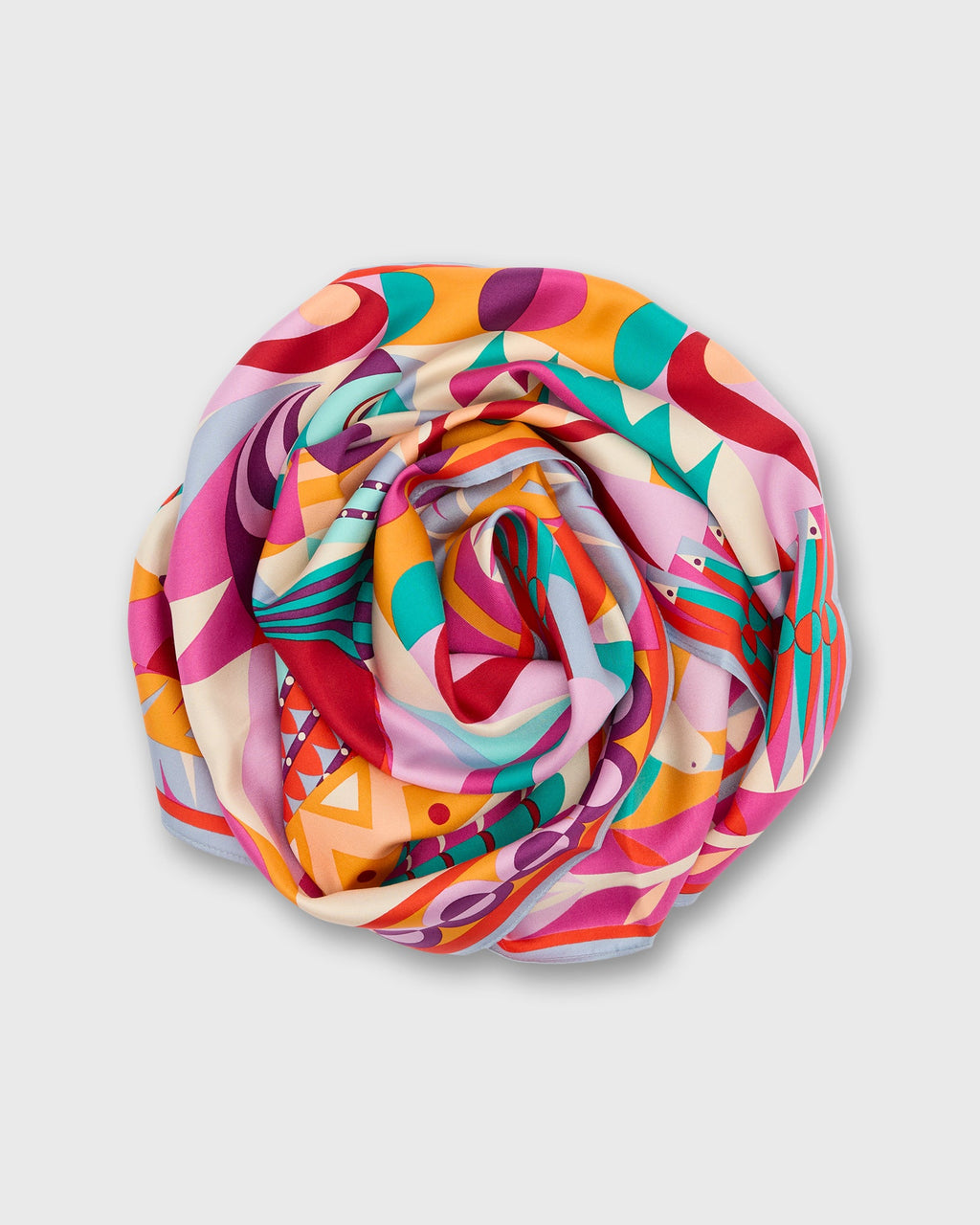 Cleo Square Scarf in Fushsia