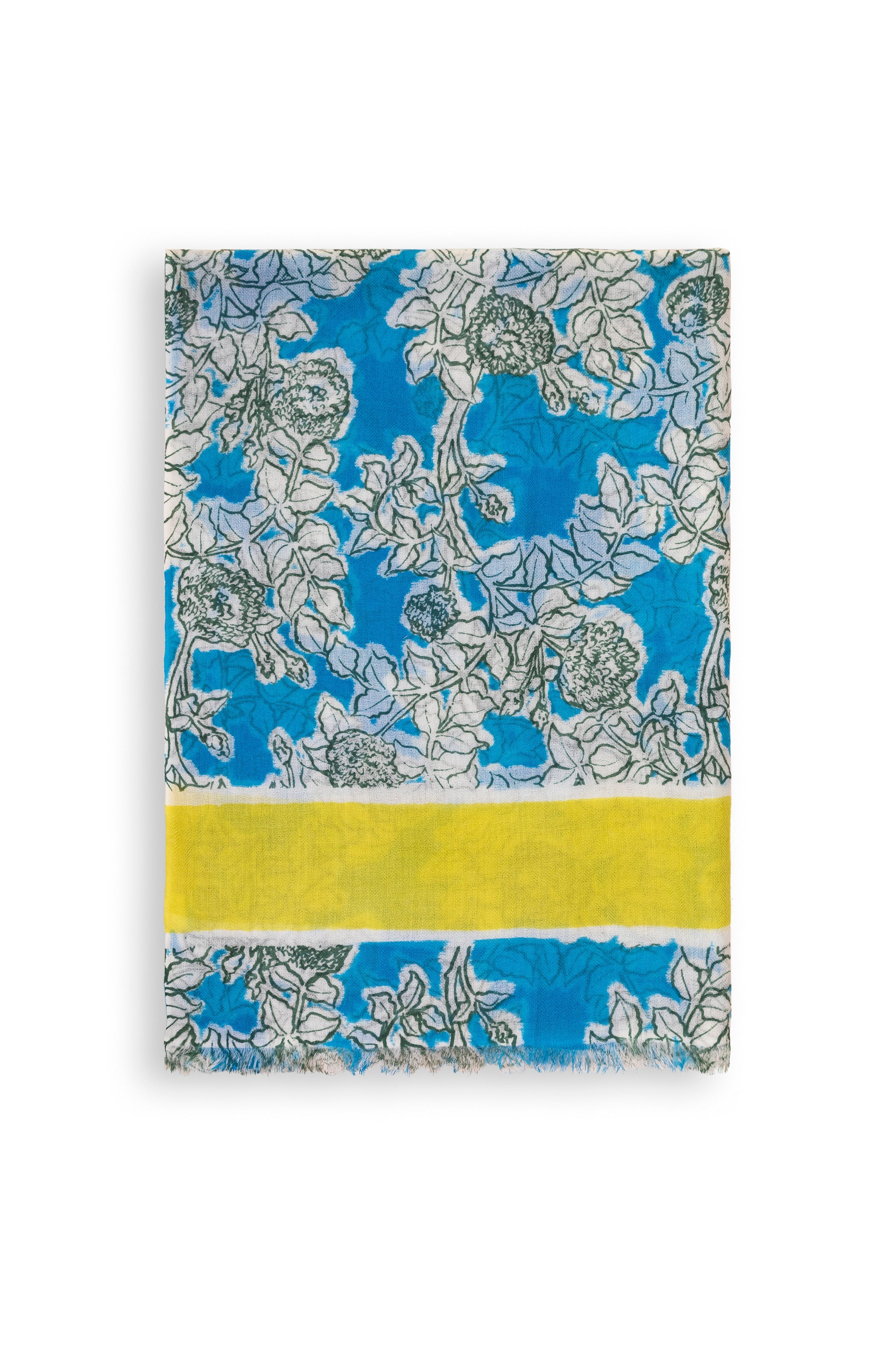 Floral Printed Baby Wool Scarf
